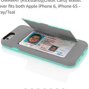 NEW Incipio 6/6s Credit Card Stowaway Phone Case